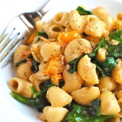 Pasta w/ Stewed Golden Tomatoes