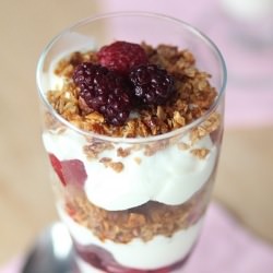 Berry Parfait with Homemade Granola