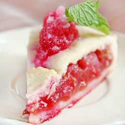 Apple & Red Plum Cake