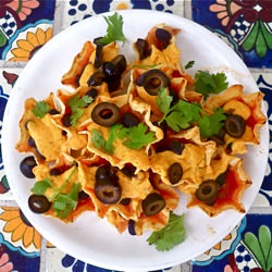 Dairy-Free Cheezy Nachos