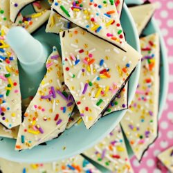 Cake Batter & Sprinkle Bark