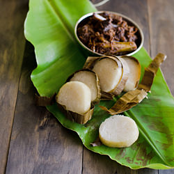 Glutinous Rice in Banana Leaves