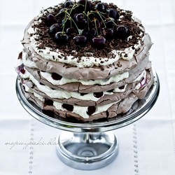 Black Forest Meringue Torte
