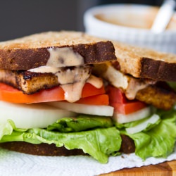 Spicy Chipotle Tofu Sandwich