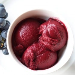 Concord Grape Sorbet