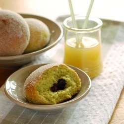Green Tea Chocolate Baked Doughnut
