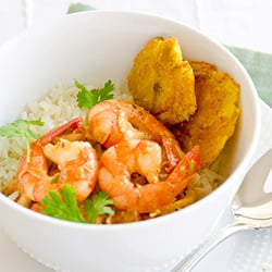 Shrimp in Coconut and Ginger Sauce