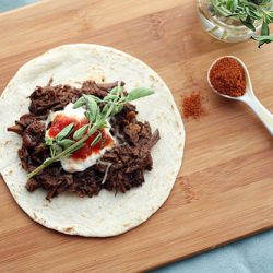 Shredded Beef Tacos in the Crock Pot