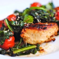 Chicken with Kale and Tomatoes