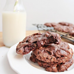 Chocolate Chip Fudge Cookies