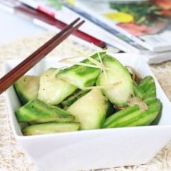Stir-Fried Angled Loofah