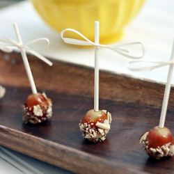 Caramel “Apple” Grapes
