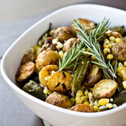 Roasted Potato & Okra Salad