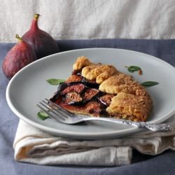 Fig, Mint and Honey Galette