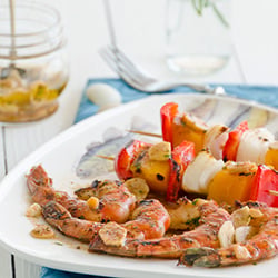 Tiger Prawns in Ginger Marinade