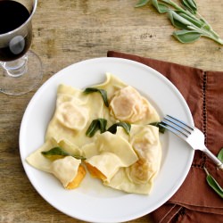 Butternut Ravioli with Sage Butter
