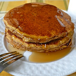 Whole Wheat Pumpkin Pancakes