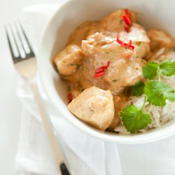 Simple Peanut-Yoghurt Chicken