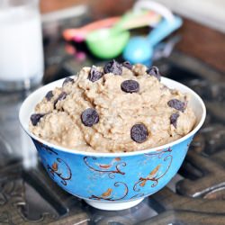 Chocolate Chip Cookie Dough Dip Oatmeal