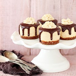 Butterfinger Mini Cheesecakes