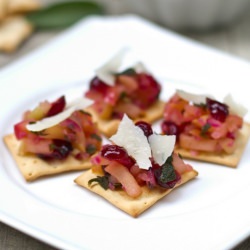 Apple Cranberry Sage Bites