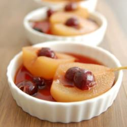 Tea Poached Pears