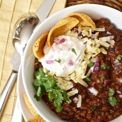 Black Bean and Beef Chili