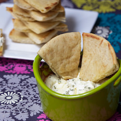 Romano Cream Cheese Yogurt Dip