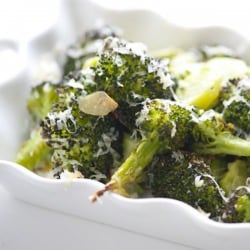Cheddar Roasted Broccoli