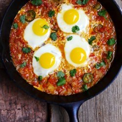Indian Shakshuka – Poached Eggs