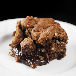 Ooey, Gooey Brownie Pecan Bars