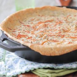 Chicken Parmesan Skillet Pot Pie