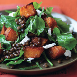 Spiced Pumpkin Lentil Salad