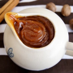 Salted, Spiced Caramel Sauce