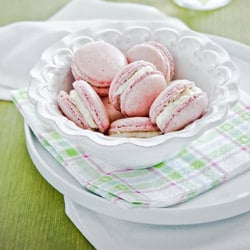 Raspberry & Coconut Macarons