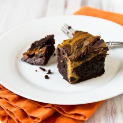 Pumpkin Cheesecake Brownies