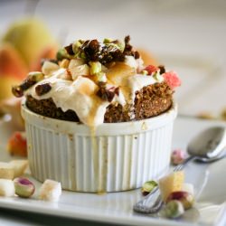 Pear & Fig Instant Bran Bake