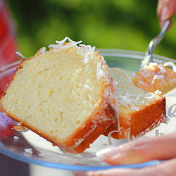 Fresh Coconut Loaf Cake