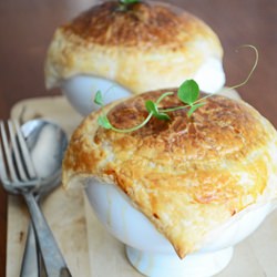 Chicken, Leek and Mushroom Pot Pie