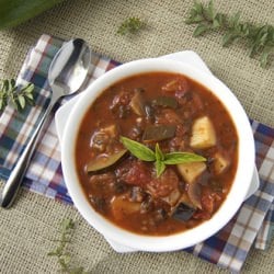 Eggplant & Zucchini Stew