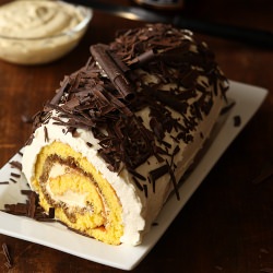 Tiramisu Roll Cake
