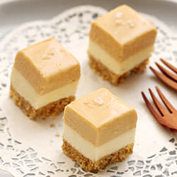 Layered Caramel Cheesecake