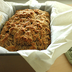 Semi-Whole Wheat Beer Bread