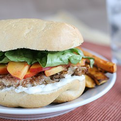 Georgia Peach Chicken Sandwich