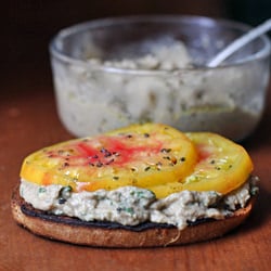 Burnt Eggplant with Tahini