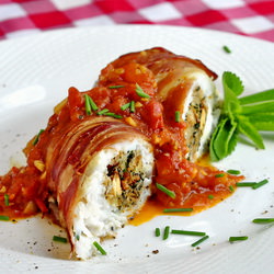 Stuffed Cod a la Empire