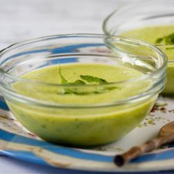 Chilled Cucumber and Avocado Soup