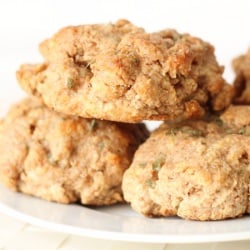 Whole Grain Cheddar Garlic Biscuits