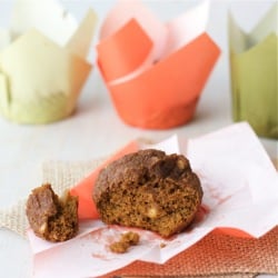 Whole Wheat Pumpkin Muffins