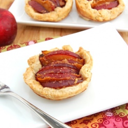 Mini Spiced Plum Galettes